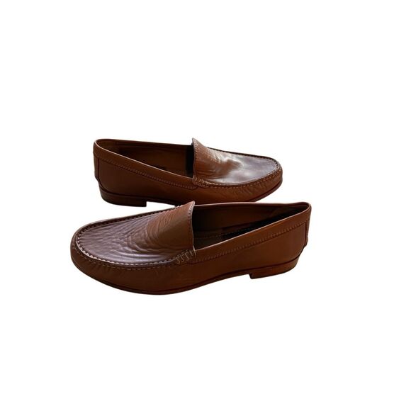 Johnston & Murphy Mens Cognac Sheepskin Baldwin Penny Loafer Size 11M main image 6